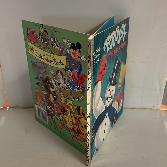 Vintage 1982 35th ed A Little Golden Book Frosty the snow man hardcover book - Picture 3 of 10